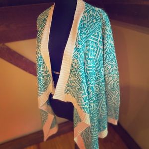 Pink Rose Knitted Cardigan